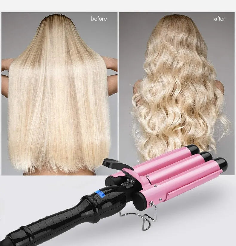 "electric curling iron"  rizador para cabello